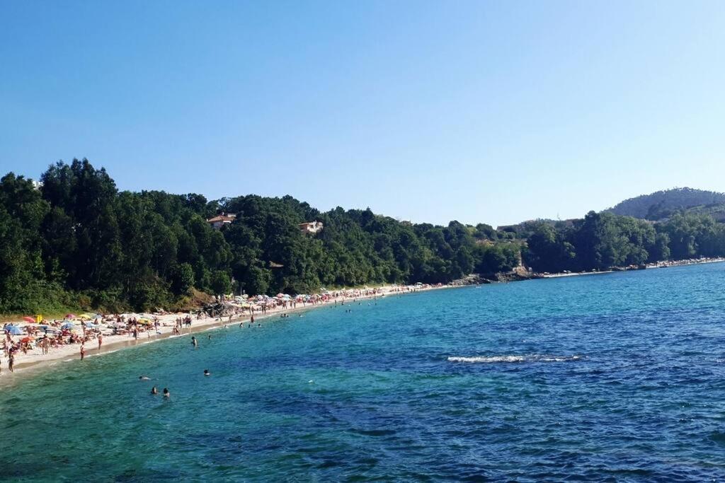 Piso Vistas Al Mar 2. Playa Aguete. Rias Baixas Appartement Marín Buitenkant foto