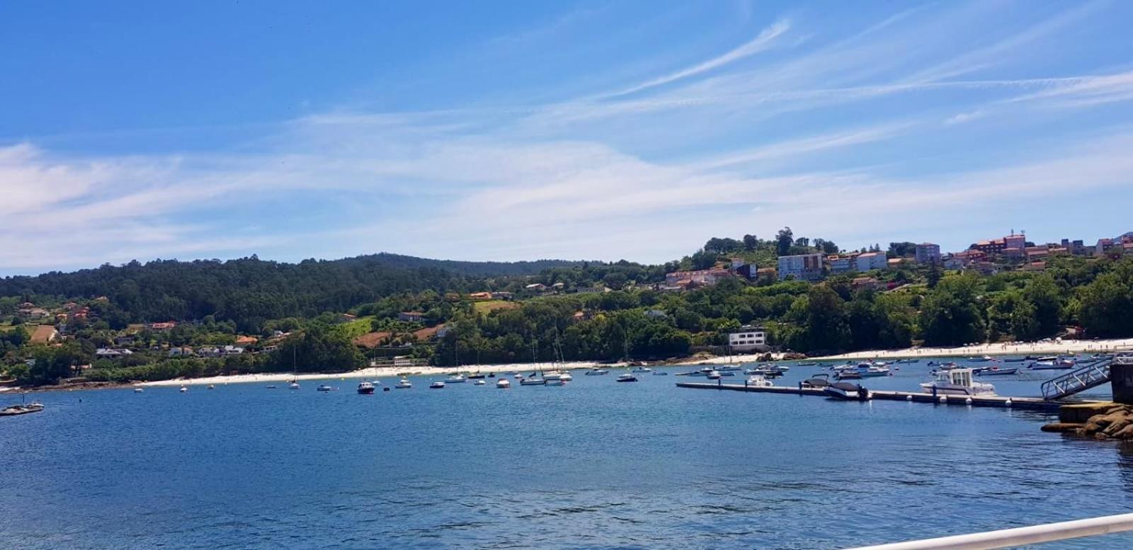 Piso Vistas Al Mar 2. Playa Aguete. Rias Baixas Appartement Marín Buitenkant foto